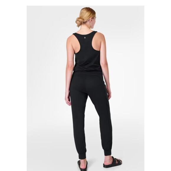 Sweaty Betty Gary Jumpsuit. Size: M Color: Black - Picture 3 of 7